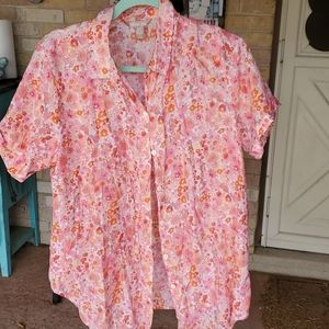 White stag Floral top